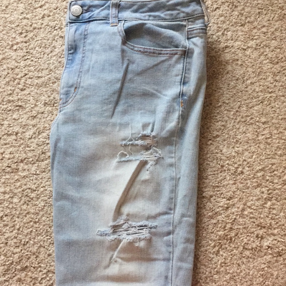 AE Light Washed Hi-Rise Jegging
